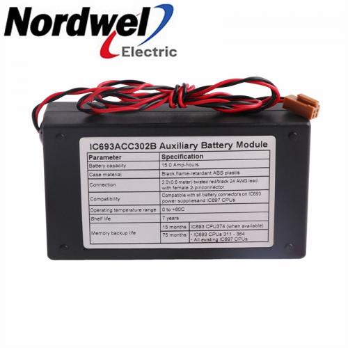 GE | IC693ACC302 | Auxiliary Battery Module