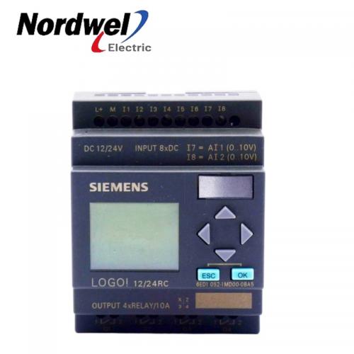 6ED1052-1MD00-0BA5 LOGO! 12/24 RC Logic Module