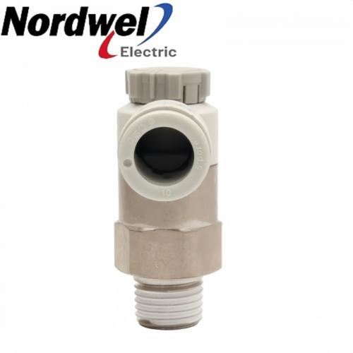 AS3201F-02-06SA Elbow Push-Lock Speed Controller