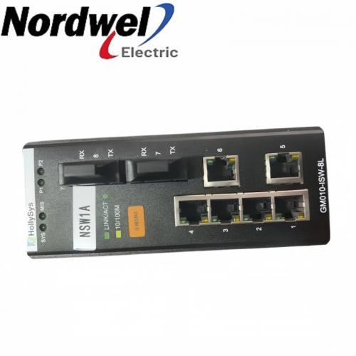 GM010-ISW-8L-A-A01-20 Managed DIN-Rail Industrial Ethernet Switch