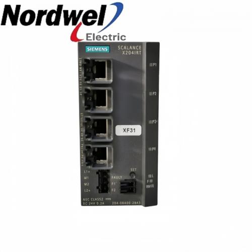 6GK5204-0BA00-2BA3 SCALANCE X204IRT Managed Real-Time Ethernet Switch