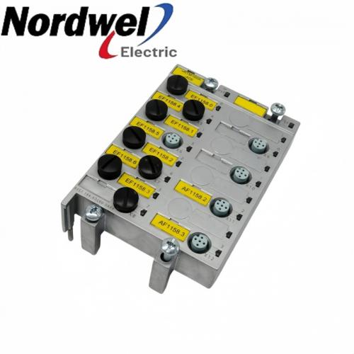 Siemens 6ES7194-4DC00-0AA0 CM IO twelve-M12 fail-safe connection module product photographs