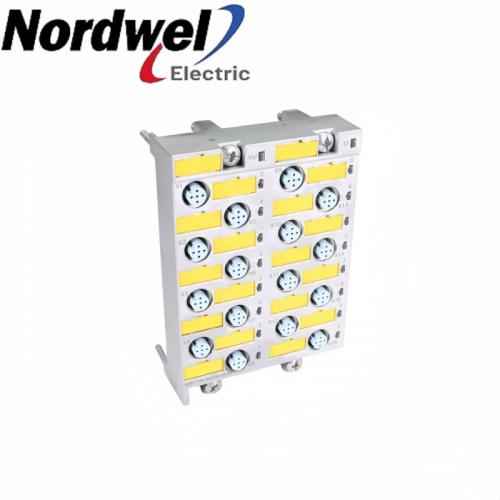 Siemens 6ES7194-4DD00-0AA0 CM IO sixteen-M12 fail-safe input connection module product photographs