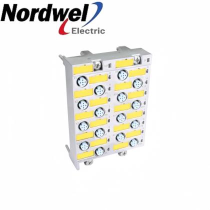Siemens 6ES7194-4DD00-0AA0 CM IO sixteen-M12 fail-safe input connection module product photographs