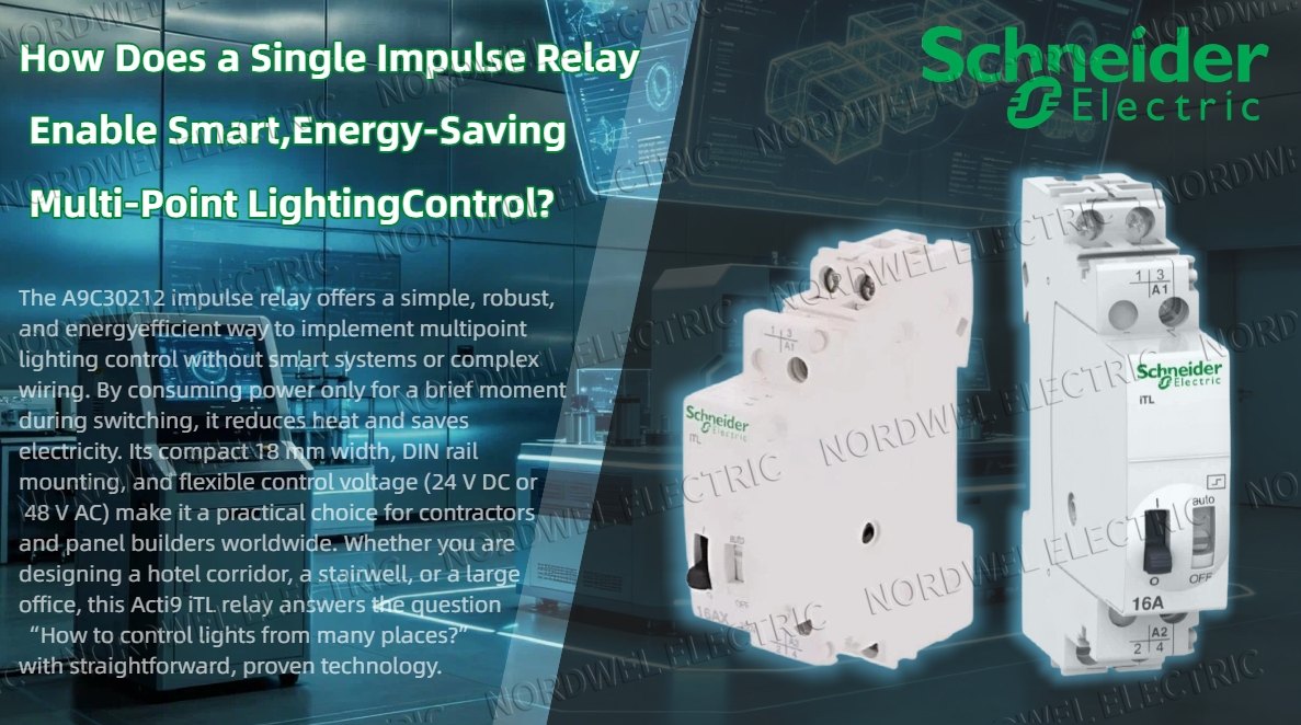 How Does a Single Impulse Relay Enable Smart, Energy-Saving Multi-Point Lighting Control?