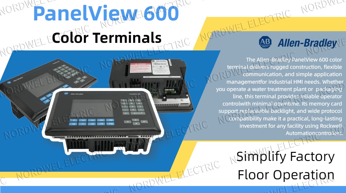 Allen-Bradley PanelView 600 Color Terminals Simplify Factory Floor Operation