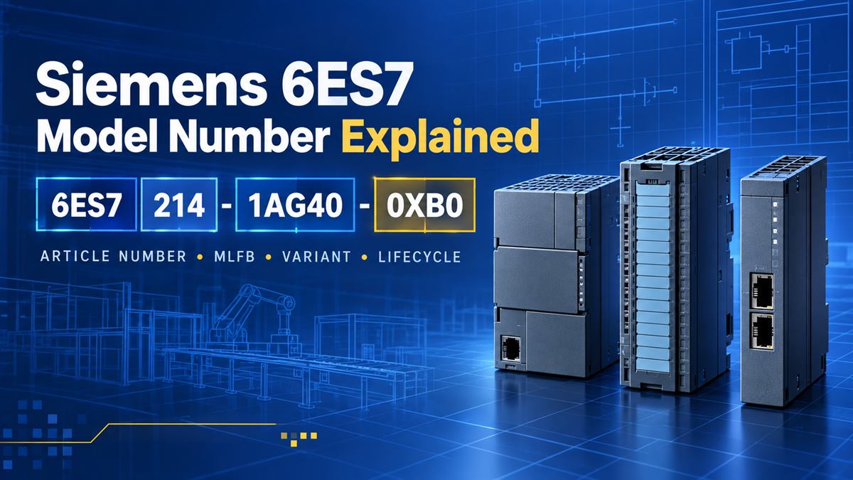 Siemens 6ES7 Model Number Explained
